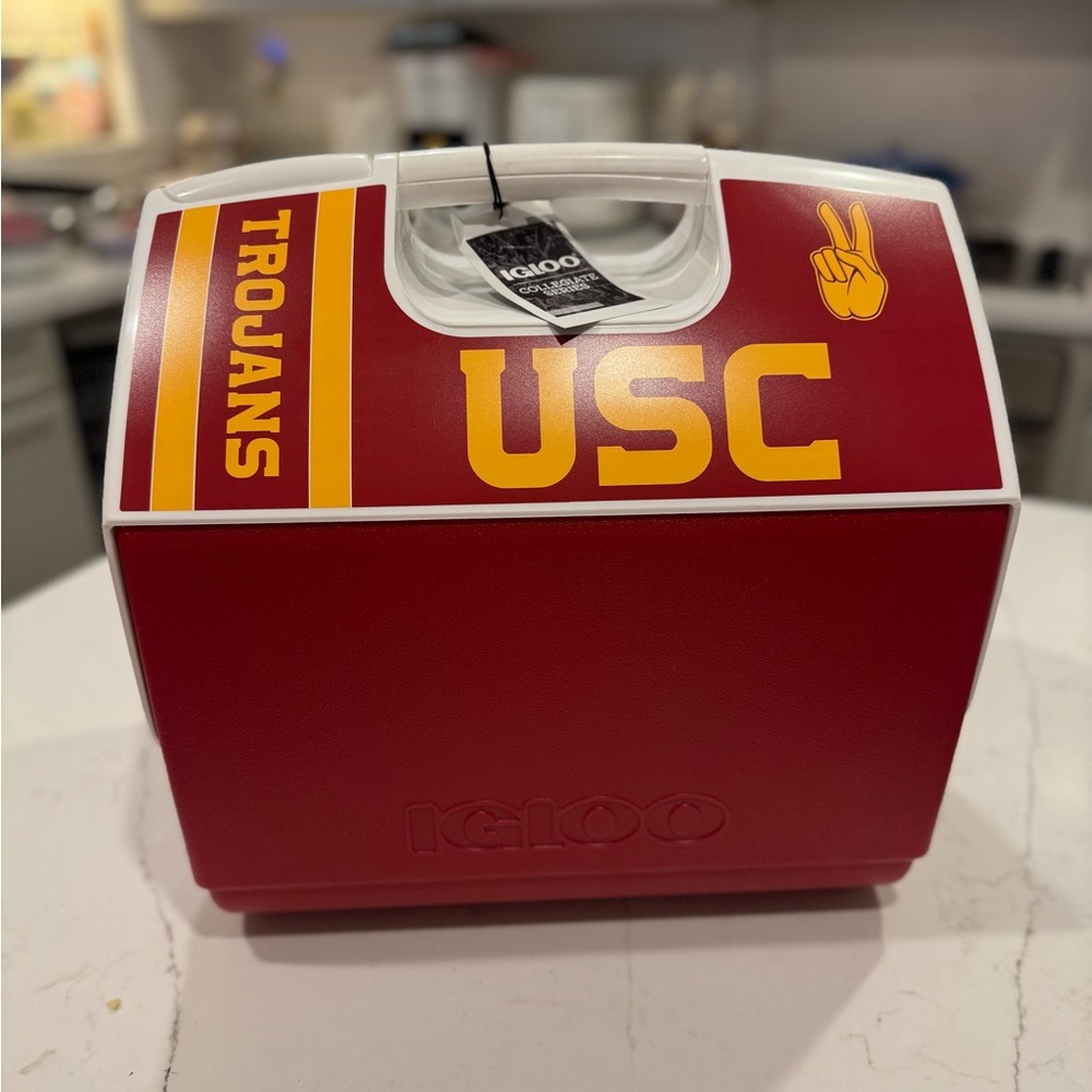 Igloo Red and Yellow USC Cooler